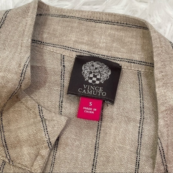 VINCE CAMUTO Light Stone Stripe Blazer Small - Picture 11 of 12